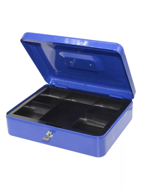 Pénzkazetta fém 300x90x240mm nagy Bluering® kék