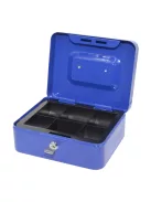 Pénzkazetta fém 20x8,5x16 cm közepes Bluering® kék