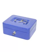 Pénzkazetta fém 20x8,5x16 cm közepes Bluering® kék