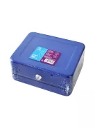 Pénzkazetta fém 20x8,5x16 cm közepes Bluering® kék