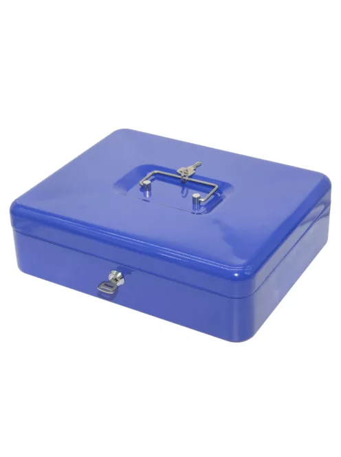 Pénzkazetta fém 300x90x240mm nagy Bluering® kék