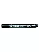 PILOT Alkoholos marker, 1 mm, kúpos, PILOT "Permanent Marker 100", fekete