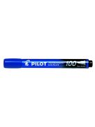 PILOT Alkoholos marker, 1 mm, kúpos, PILOT "Permanent Marker 100", kék