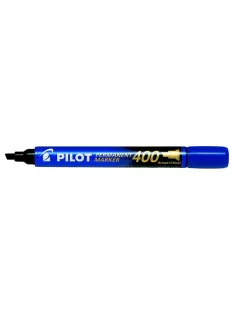   PILOT Alkoholos marker, 1,5-4 mm, vágott, PILOT "Permanent Marker 400", kék