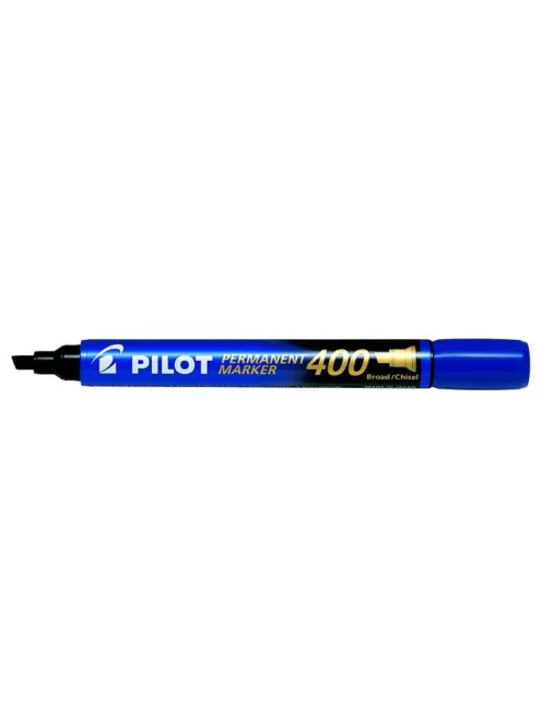 PILOT Alkoholos marker, 1,5-4 mm, vágott, PILOT "Permanent Marker 400", kék