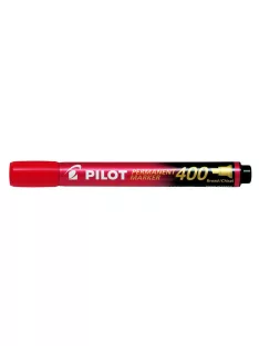   PILOT Alkoholos marker, 1,5-4 mm, vágott, PILOT "Permanent Marker 400", piros