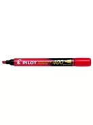 PILOT Alkoholos marker, 1,5-4 mm, vágott, PILOT "Permanent Marker 400", piros