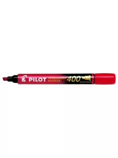   PILOT Alkoholos marker, 1,5-4 mm, vágott, PILOT "Permanent Marker 400", piros