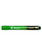 PILOT Alkoholos marker, 1,5-4 mm, vágott, PILOT "Permanent Marker 400", zöld