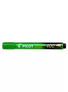 PILOT Alkoholos marker, 1,5-4 mm, vágott, PILOT "Permanent Marker 400", zöld