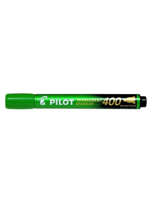 PILOT Alkoholos marker, 1,5-4 mm, vágott, PILOT "Permanent Marker 400", zöld