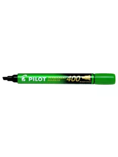   PILOT Alkoholos marker, 1,5-4 mm, vágott, PILOT "Permanent Marker 400", zöld