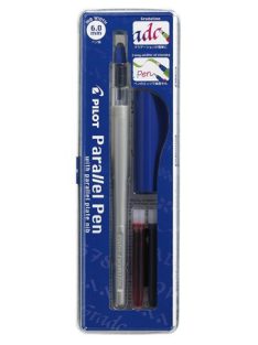   PILOT Töltőtoll, 0,5-6 mm, kék kupak, PILOT "Parallel Pen"