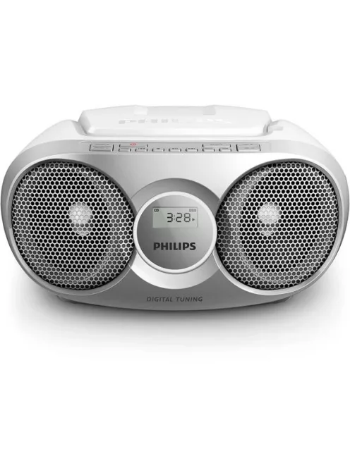 PHILIPS Rádió, CD-lejátszóval, PHILIPS "AZ215", ezüst