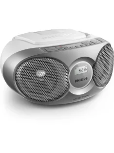   PHILIPS Rádió, CD-lejátszóval, PHILIPS "AZ215", ezüst