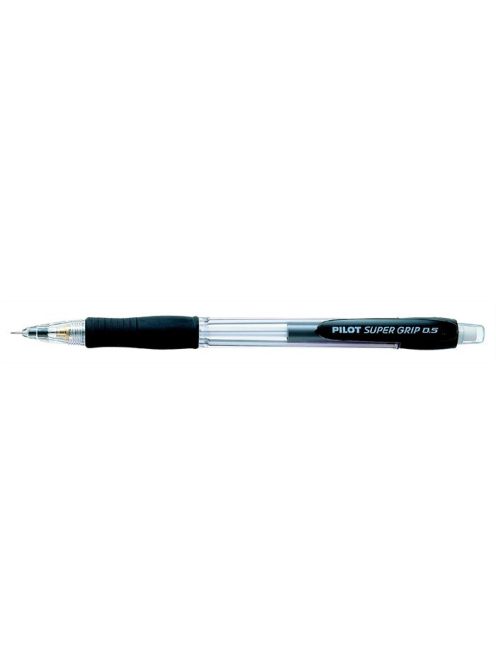 PILOT Nyomósirón, 0,5 mm, PILOT "SuperGrip", fekete