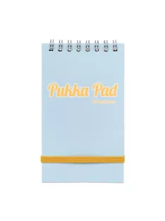   PUKKA PAD Jegyzetfüzet, spirálozott, A7, vonalas, 50 lap, PUKKA PAD "Pastel", vegyes színek