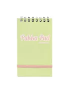 PUKKA PAD Jegyzetfüzet, spirálozott, A7, vonalas, 50 lap, PUKKA PAD "Pastel", vegyes színek