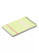 PUKKA PAD Jegyzetfüzet, spirálozott, A7, vonalas, 50 lap, PUKKA PAD "Pastel", vegyes színek
