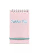 PUKKA PAD Jegyzetfüzet, spirálozott, A7, vonalas, 50 lap, PUKKA PAD "Pastel", vegyes színek