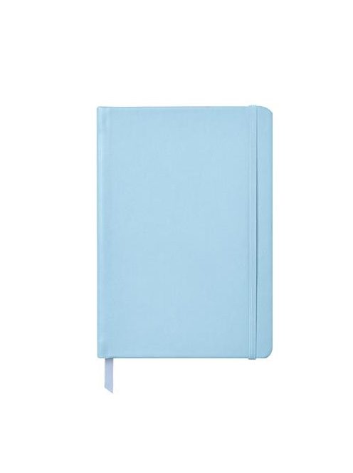 PUKKA PAD Jegyzetfüzet, A5, puhafedeles, PUKKA PAD "Sky Blue", vegyes minta