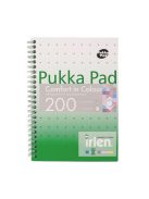 PUKKA PAD Spirálfüzet, A5, vonalas, 100 lap, PUKKA PAD "Irlen Jotta Green"