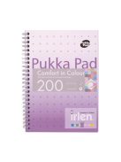 PUKKA PAD Spirálfüzet, A5, vonalas, 100 lap, PUKKA PAD "Irlen Jotta Lavender"