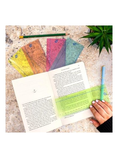 PUKKA PAD Vonalzó készlet, műanyag, 18 cm, PUKKA PAD "Irlen", 5 különböző szín