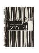 PUKKA PAD Spirálfüzet, A4+, vonalas, 100 lap, PUKKA PAD "Stripe Jotta"