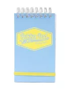 PUKKA PAD Jegyzetfüzet, spirálozott, A7, vonalas, 50 lap, PUKKA PAD "Pastel", vegyes színek