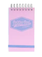 PUKKA PAD Jegyzetfüzet, spirálozott, A7, vonalas, 50 lap, PUKKA PAD "Pastel", vegyes színek