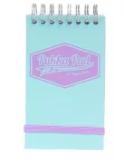 PUKKA PAD Jegyzetfüzet, spirálozott, A7, vonalas, 50 lap, PUKKA PAD "Pastel", vegyes színek