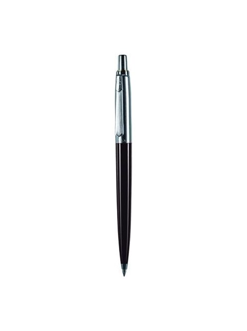 PAX Golyóstoll, 0,8 mm, nyomógombos, fekete tolltest, PAX, kék