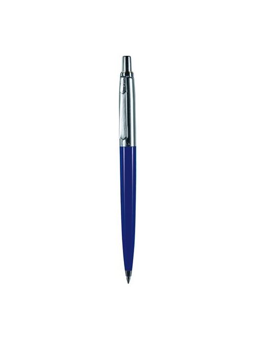 PAX Golyóstoll, 0,8 mm, nyomógombos, sötétkék tolltest, PAX, kék