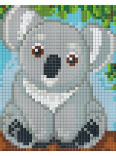 Pixel szett 1 normál alaplappal, színekkel, koala (801354)