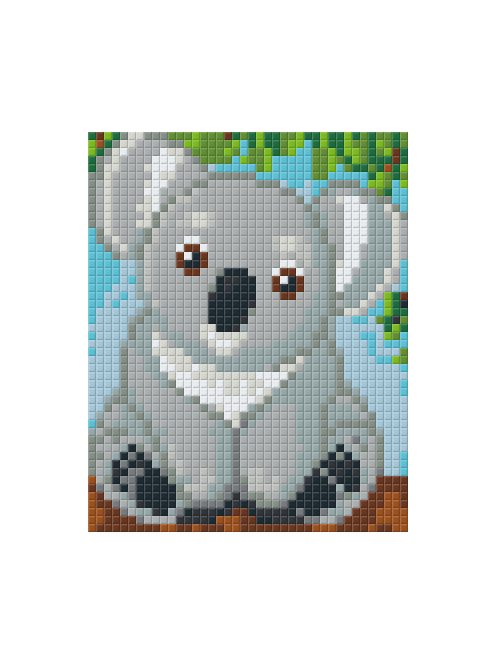 Pixel szett 1 normál alaplappal, színekkel, koala (801354)