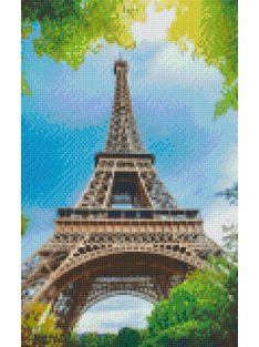   Pixel szett 8 normál alaplappal, színekkel, Eiffel-torony (808098)