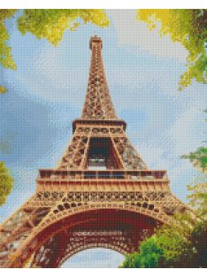   Pixel szett 16 normál alaplappal, színekkel, Eiffel-torony (816207)