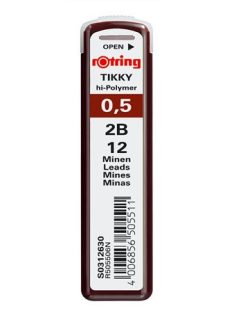 ROTRING Grafitbél, 2B, 0,5 mm, ROTRING