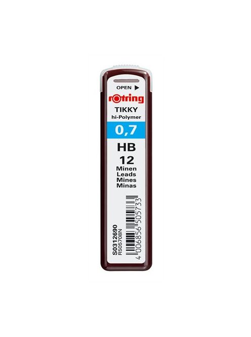 ROTRING Grafitbél, HB, 0,7 mm, ROTRING