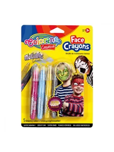 Arcfesték, Metál színek, ultra puha, tubusos,  5 szín