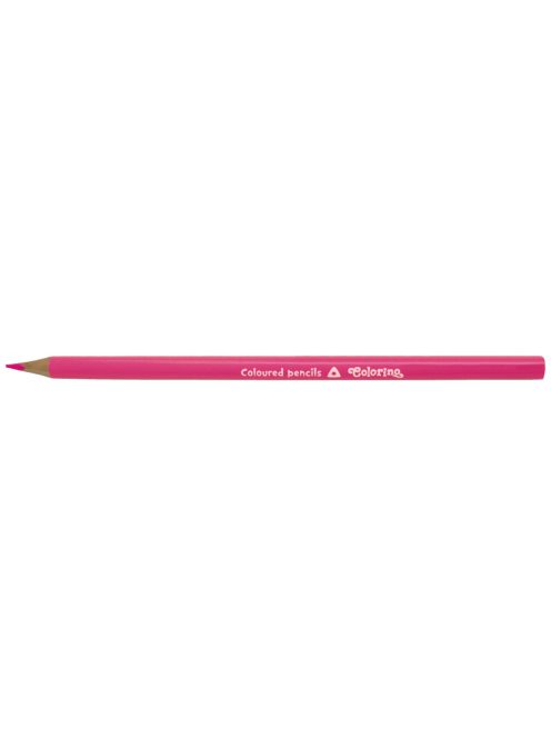 Színes ceruza háromszögletű, rózsaszín - 12 db