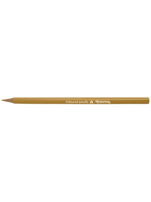 Színes ceruza háromszögletű, arany, arany - 12 db