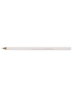 Színes ceruza háromszögletű, fehér, fehér - 12 db