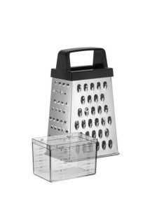   RESTO Konyhai reszelő, 4 oldalú, tárolóval, RESTO "Sham 95412"