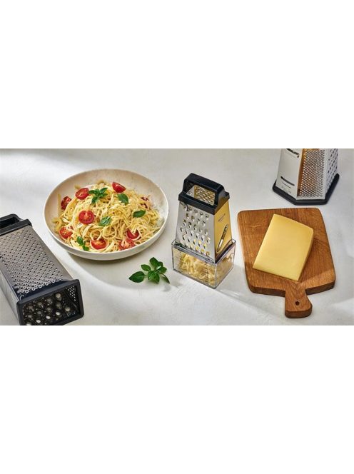 RESTO Konyhai reszelő, 4 oldalú, tárolóval, RESTO "Sham 95412"