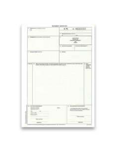   Pátria Nyomtatvány Szállítási bizonyítvány (Török) 2 pld-os