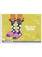 SHKOLYARYK Vázlatfüzet, spirál, A4, 120 g, 20 lap, SHKOLYARYK "Draw your dream", vegyes
