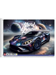   SHKOLYARYK Vázlatfüzet, spirál, A4, 120 g, 30 lap, SHKOLYARYK "Stand your Ground", vegyes