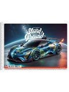 SHKOLYARYK Vázlatfüzet, spirál, A4, 120 g, 30 lap, SHKOLYARYK "Stand your Ground", vegyes